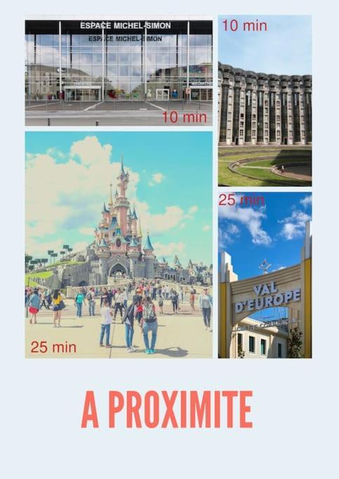 Appartement Proche De Disneyland & Paris Noisy-le-Grand ภายนอก รูปภาพ